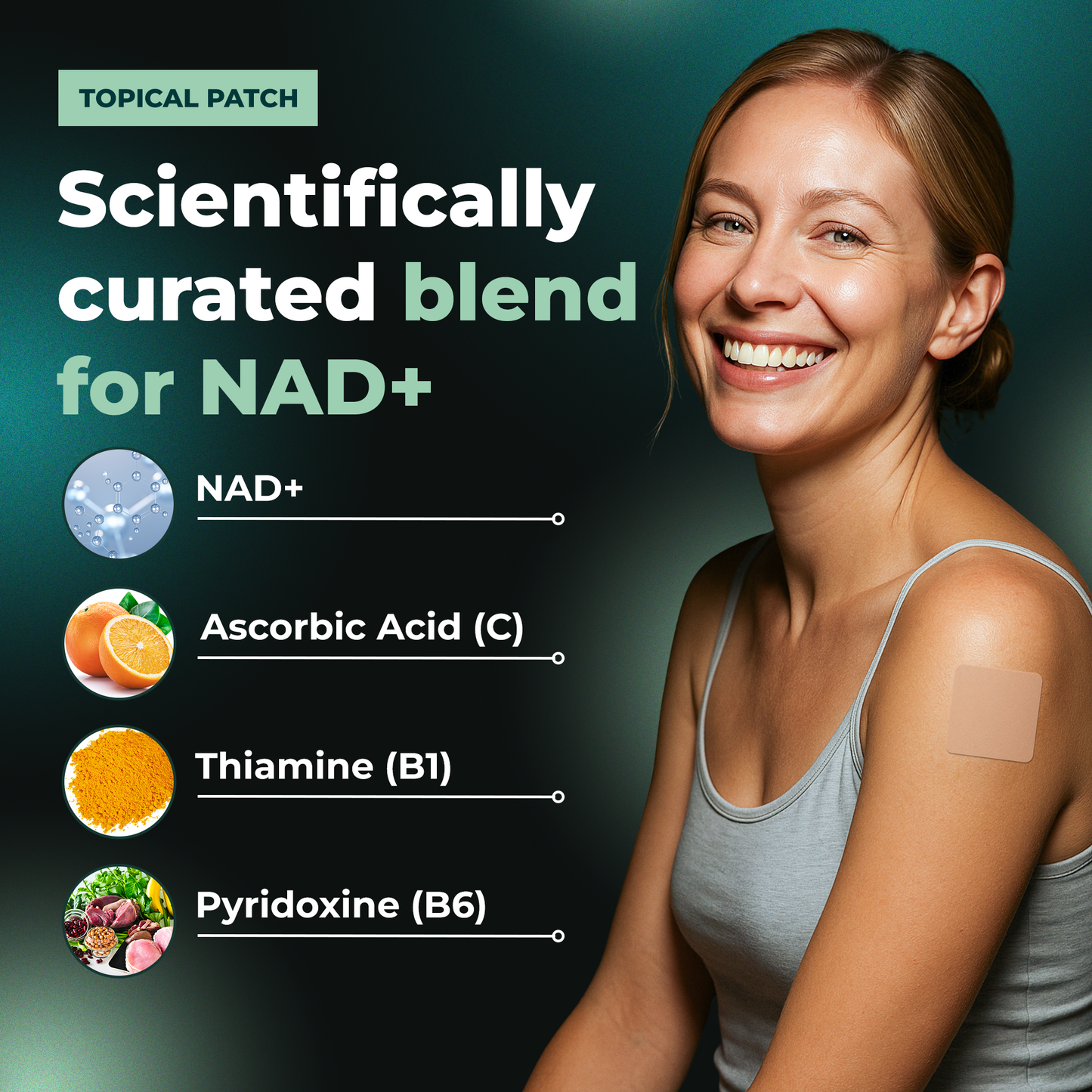 NAD+ Patches